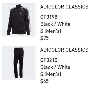 Black Adidas Adicolor classics SST track jacket & pants